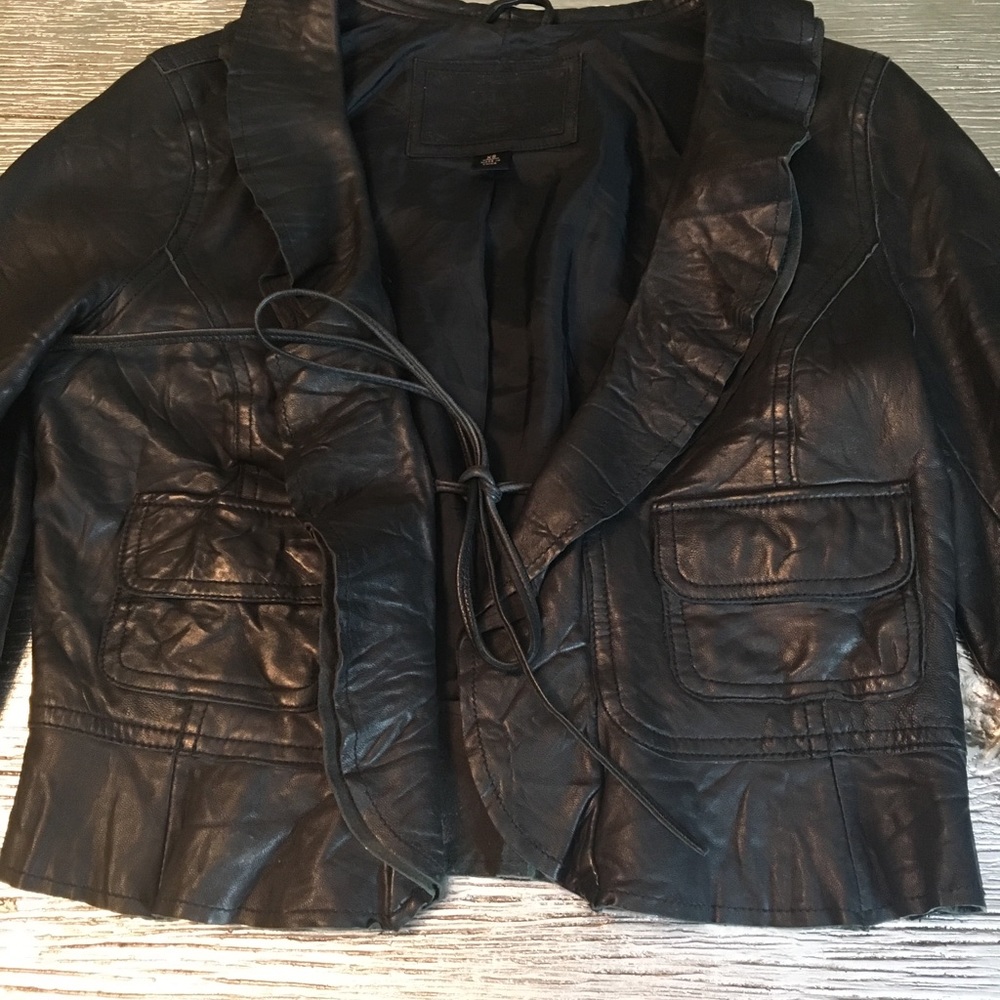 Old Navy Leather Jacket